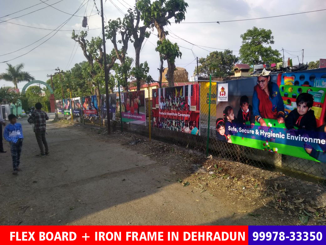 Banner Row at Bhaniyawala School at Dehradun