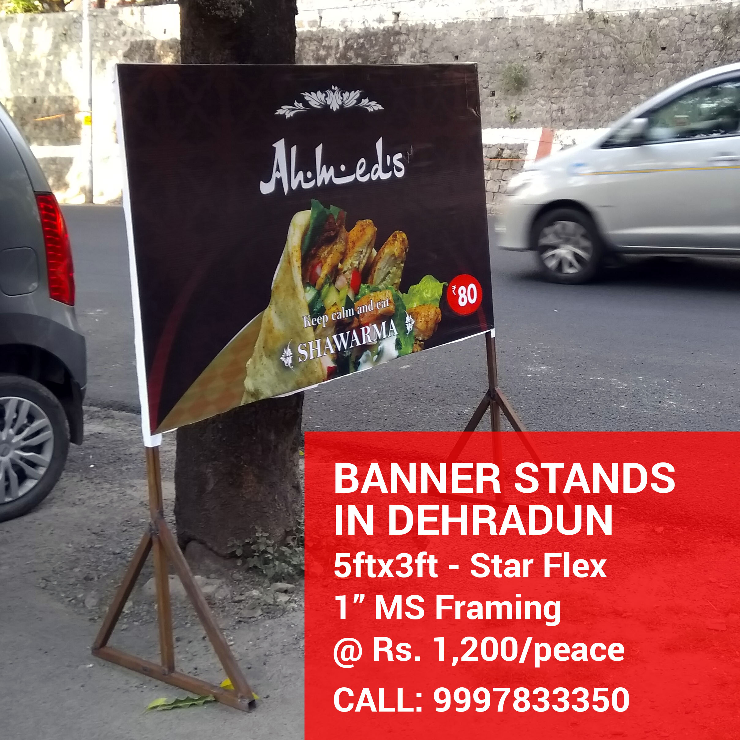 Banner Stands for Restaurant