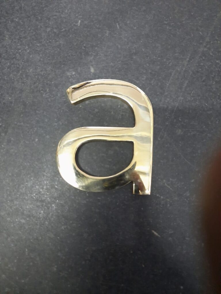 Brass Golden Letters 