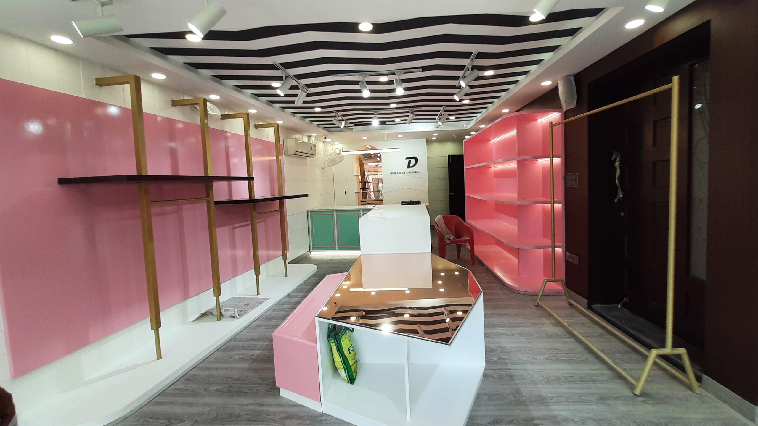 Boutique Interior and Branding in Dehradun Acrylic, Metal and Neon