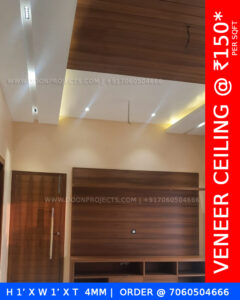 Greenply Veneer Ceiling Design in Dehradun