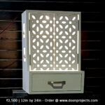 Pooja Mandir Small Jali Door CNC