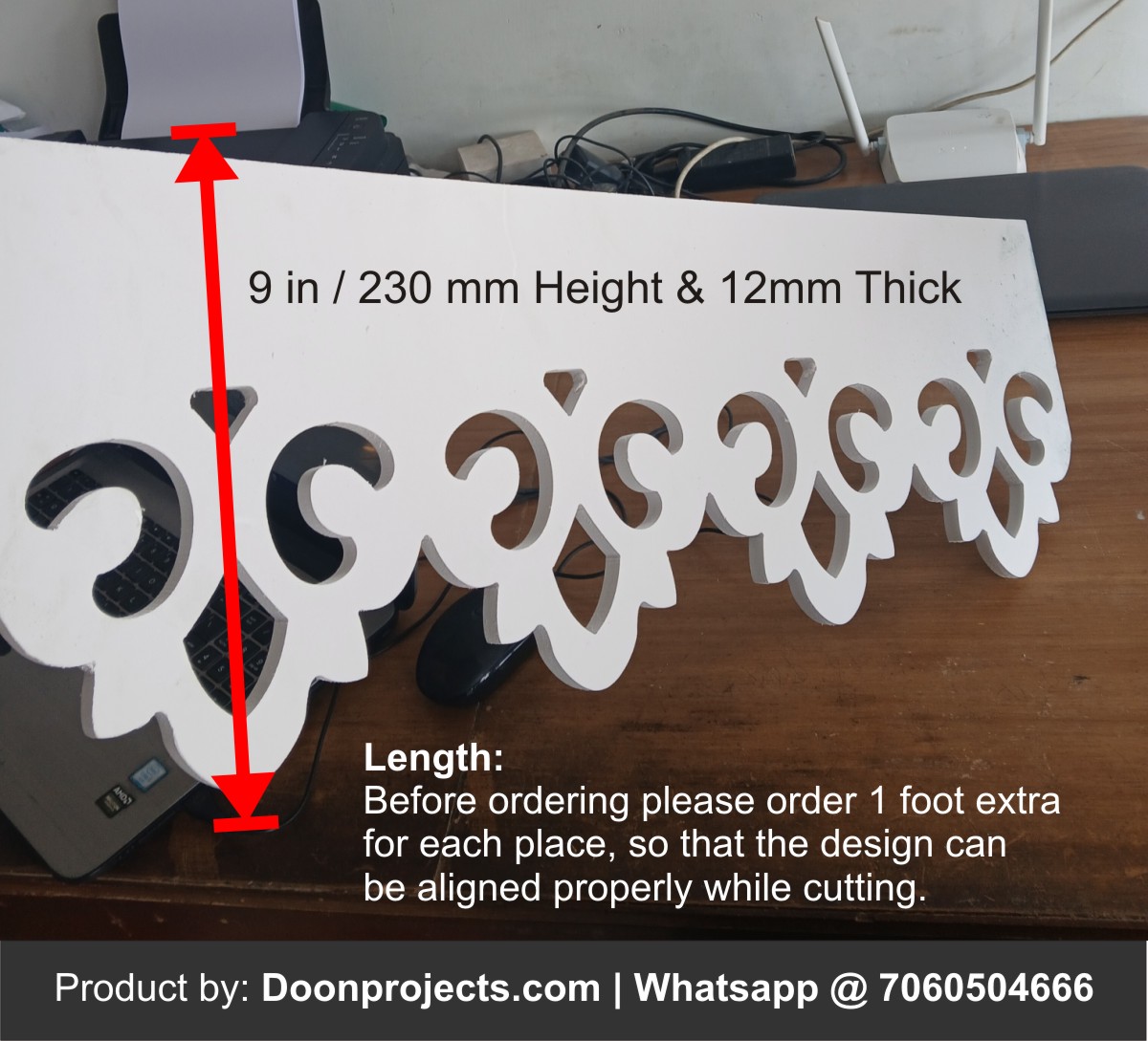 Rain Guard Design & Drawings Jhallar Accessories for Roofing Shed in Fiber