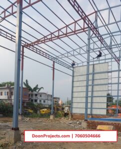 Kuawala Dehradun Tin Shed Factory Fabrication work (1)