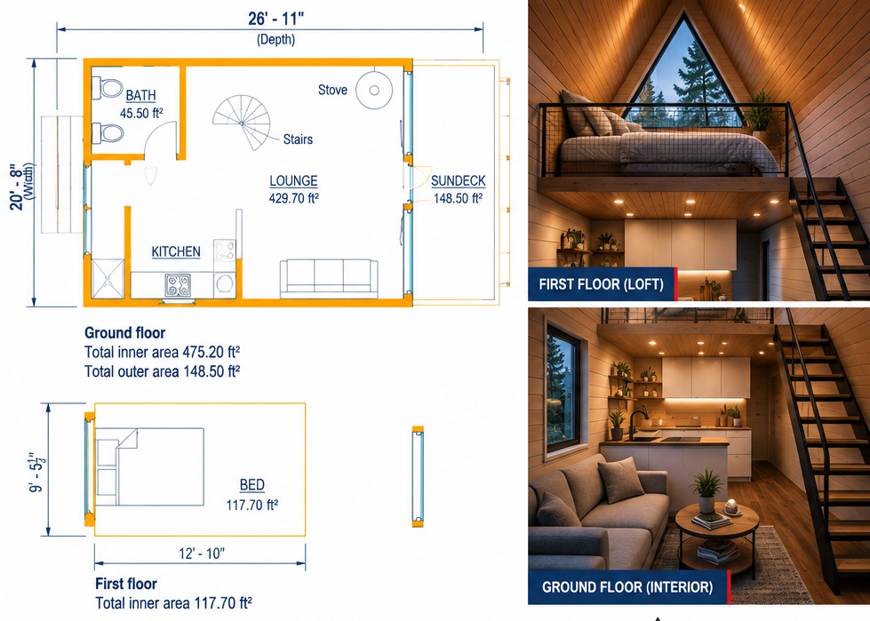 A Frame House Details (1)