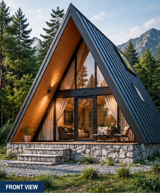 A Frame House Details (3)